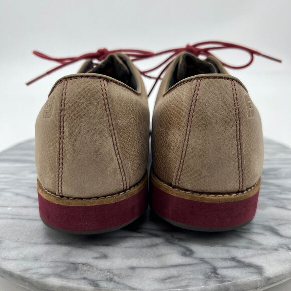 FootJoy Golf Shoes Mens 8 M Tan Leather City Street Style Oxford Lace Up 56401 main image 9